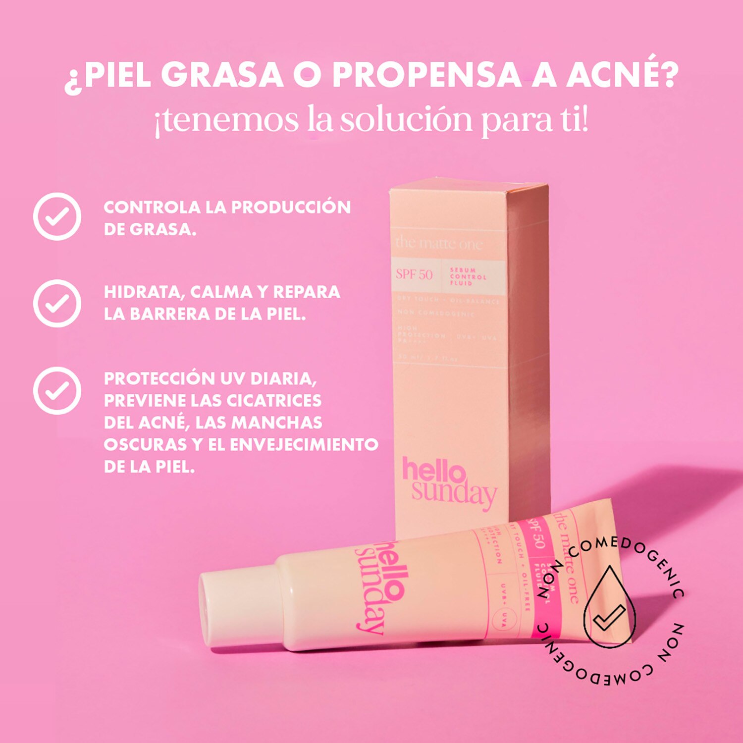 THE MATTE ONE SEBUM CONTROL SPF50 (CREMA HIDRATANTE)